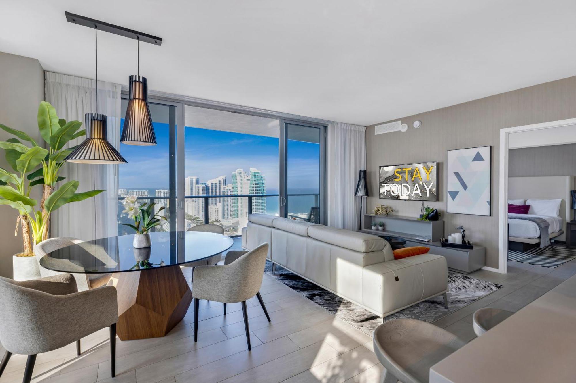 Hyde Beach House - Luxury 2-Bedroom - Gorgeous View - Resort Amenities - Rooftop Pool - Hot Tub - Tennis Court - Minutes To The Ocean 할리우드 외부 사진